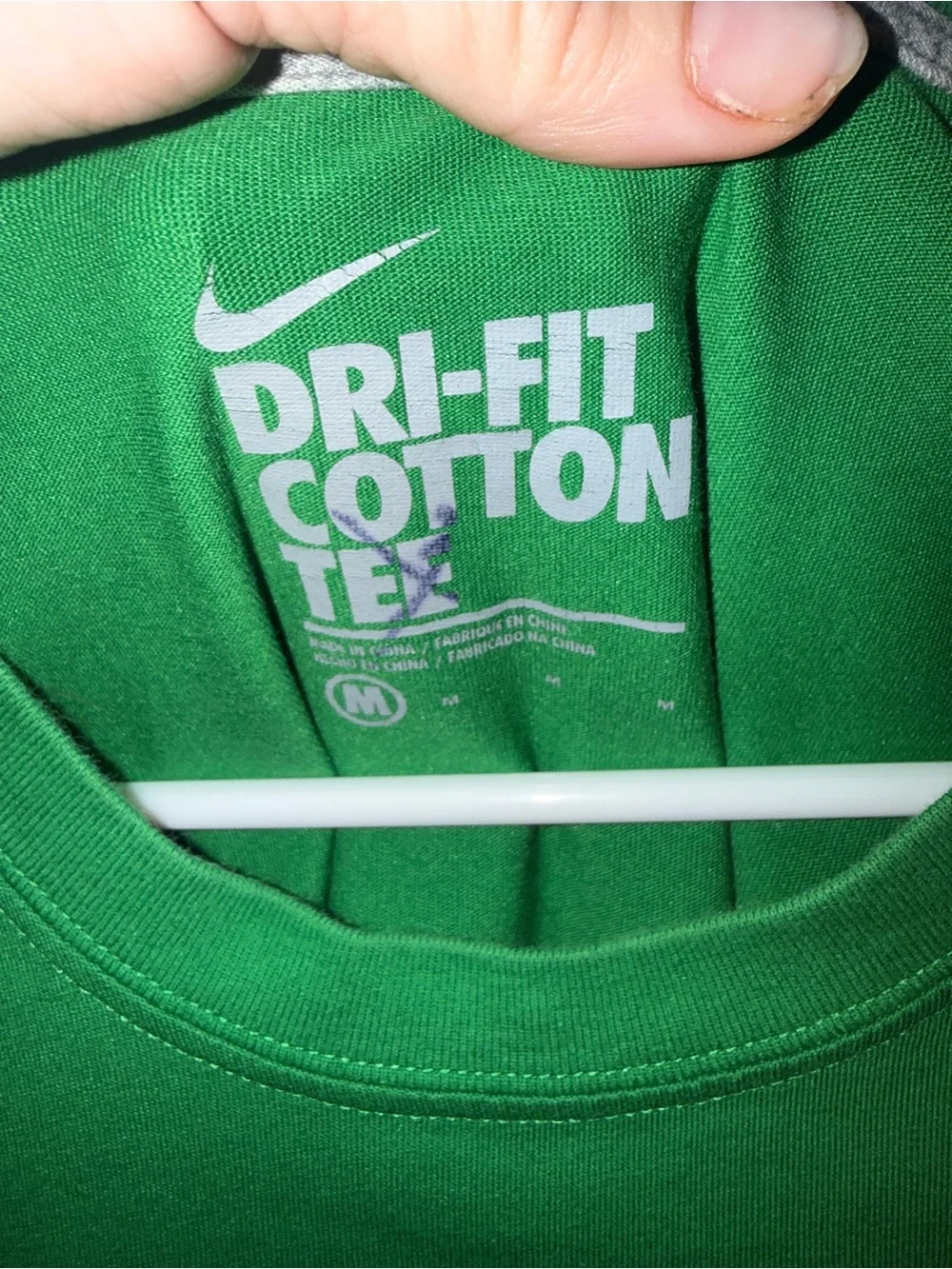 Nike Green T-Shirt with Yellow 